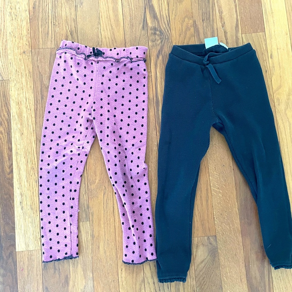 Bundle of 2 girls Zara pants size 3-4